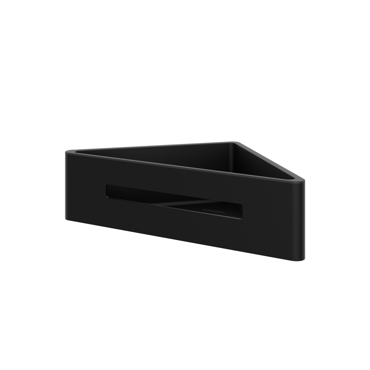 Haylo Corner Shower Basket Matt black