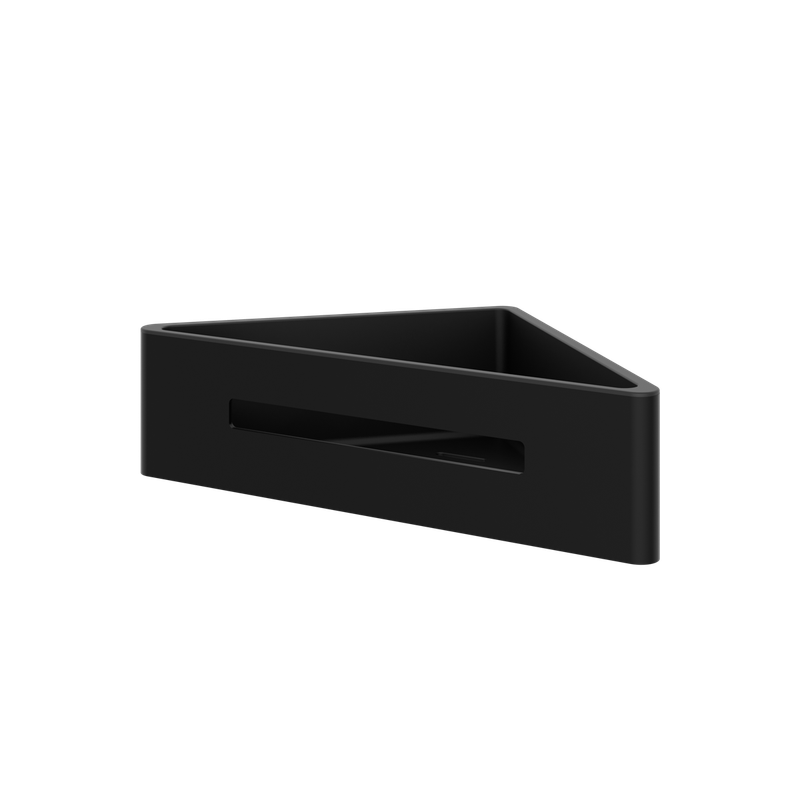 Haylo Corner Shower Basket Matt black
