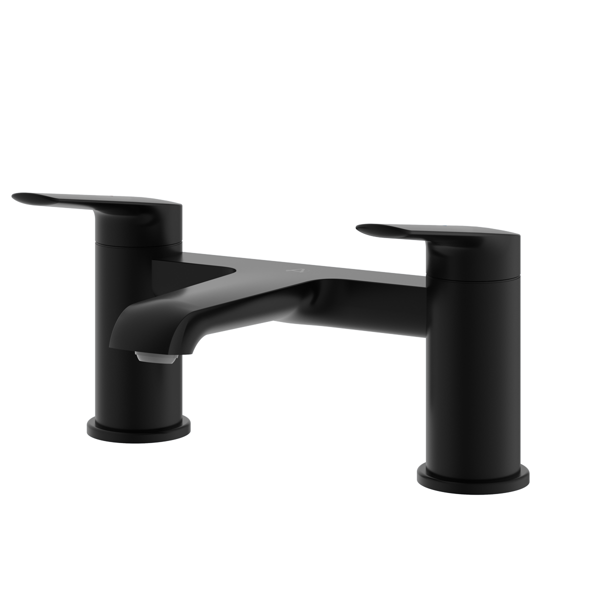 Haylo Deck Mounted Bath Filler Matt black