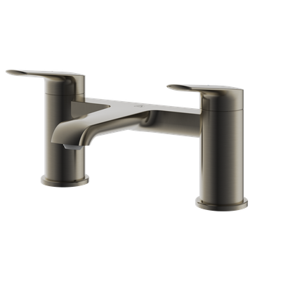 Haylo Deck Mounted Bath Filler Gunmetal grey Haylo Deck Mounted Bath Filler Gunmetal grey