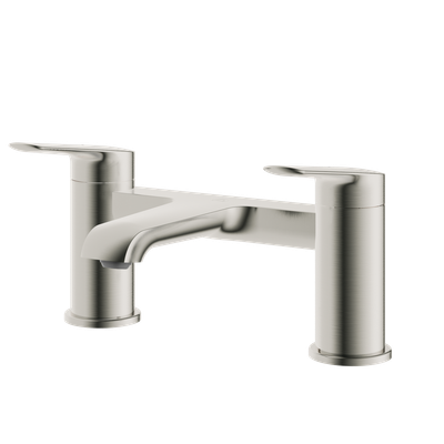 Haylo Deck Mounted Bath Filler Brushed nickel Haylo Deck Mounted Bath Filler Brushed nickel