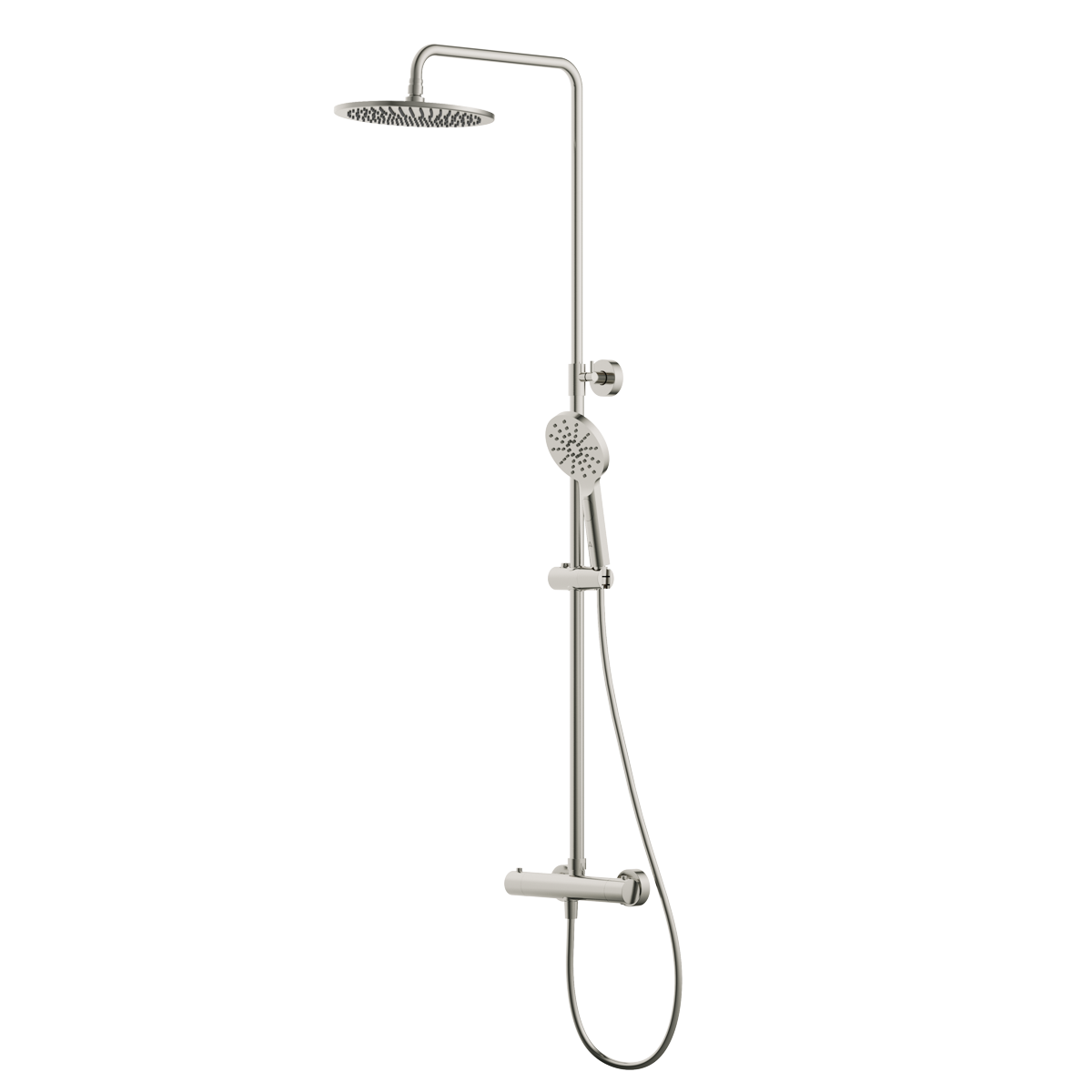 Haylo Drench Shower Brushed nickel