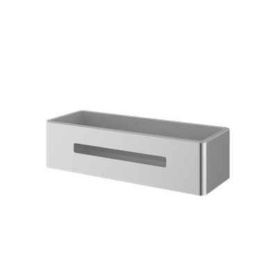 Haylo Rectangular Shower Basket Chrome