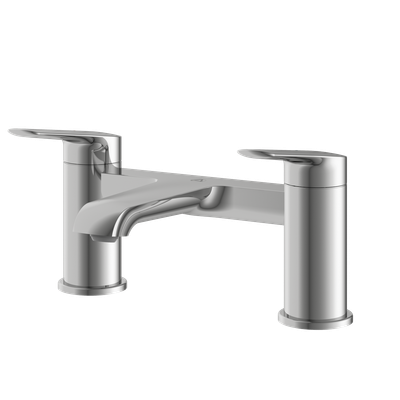 Haylo Deck Mounted Bath Filler Chrome