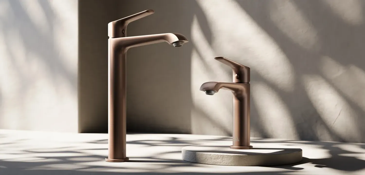 Haylo Basin Mono Brushed bronze