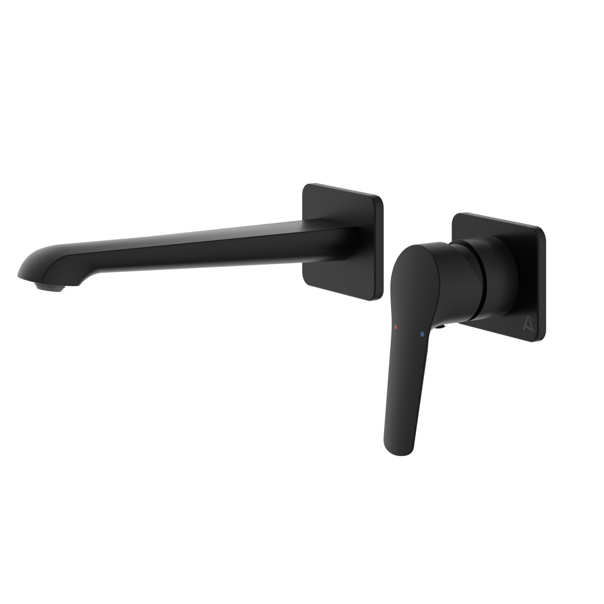Haylo Wall Mounted Bath Filler Matt black