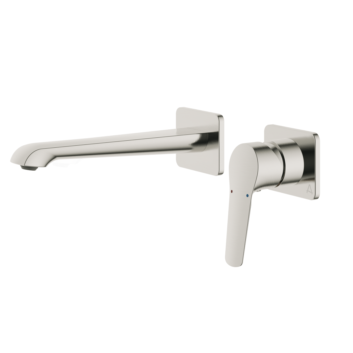 Haylo Wall Mounted Bath Filler Brushed nickel