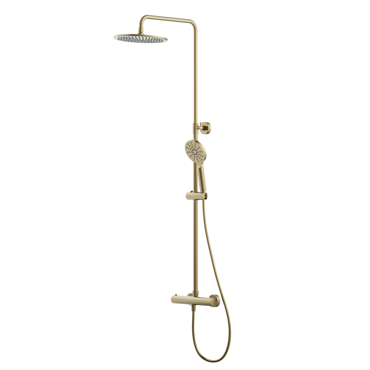 Haylo Drench Shower Brushed brass