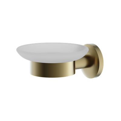 Haylo Soap Dish & Holder Brushed brass