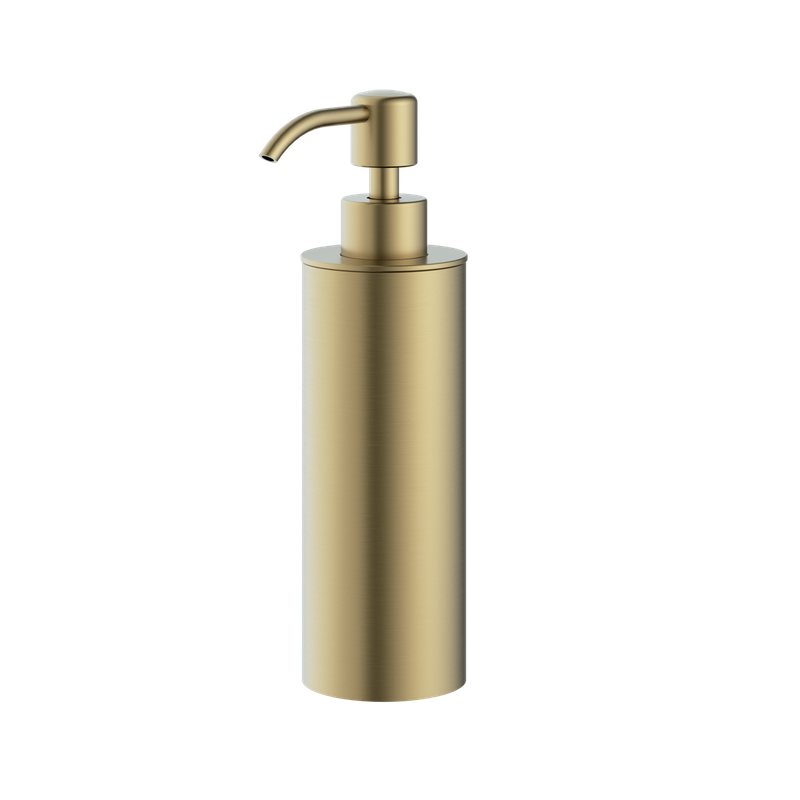 Haylo Freestanding Soap Dispenser Brushed brass