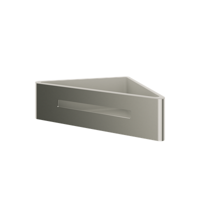 Haylo Corner Shower Basket Brushed nickel