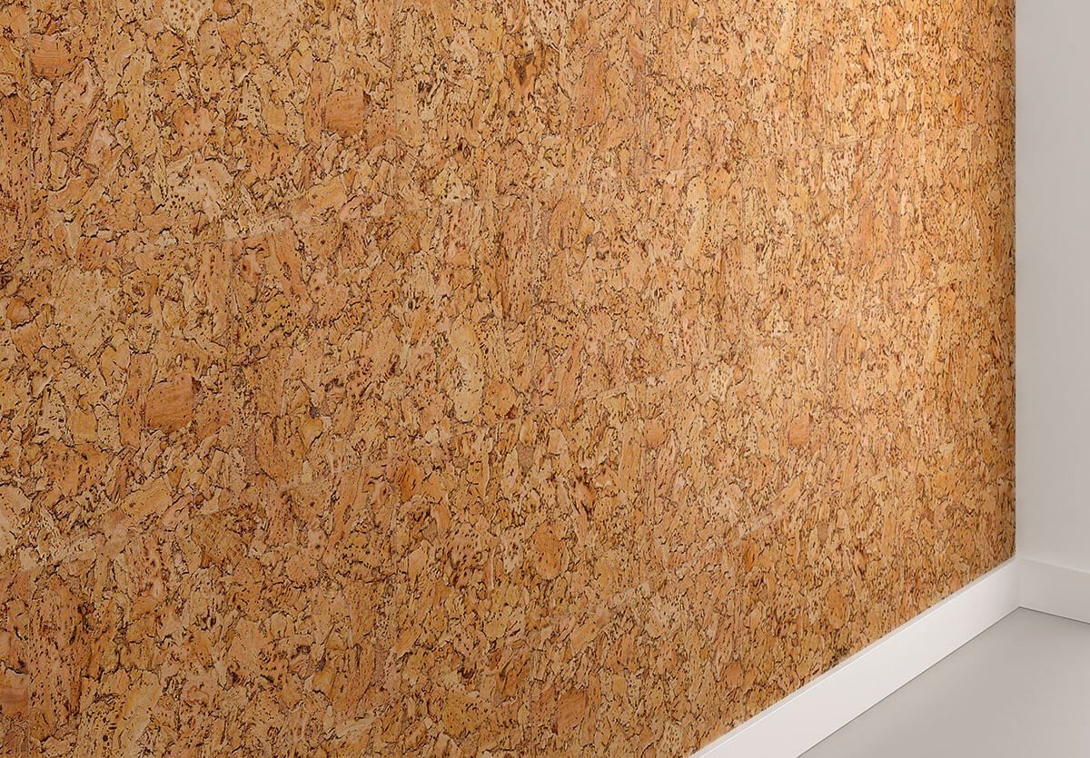 Cork Wall Natural waxed