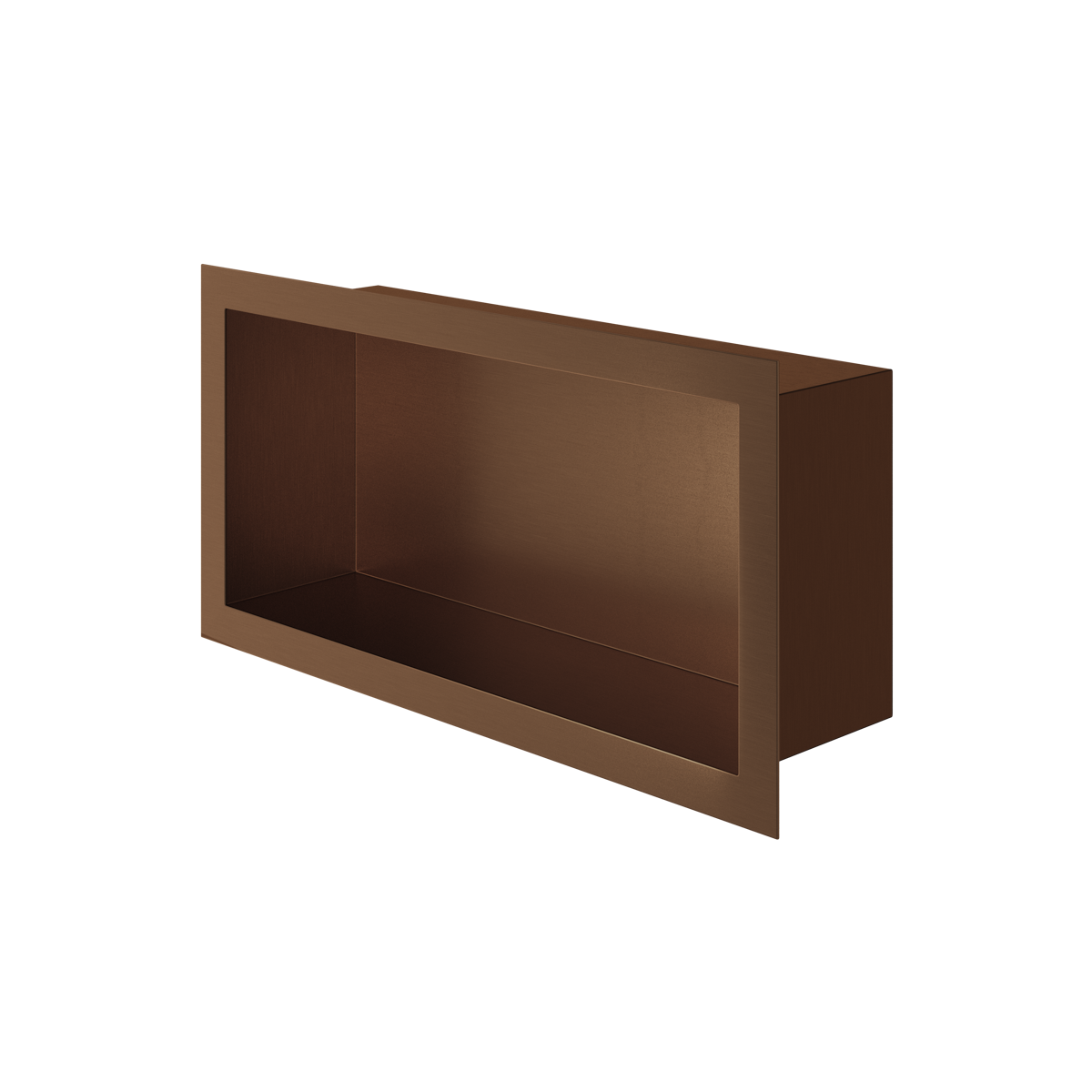 Haylo Large Rectangular Recessed Shelf Brushed bronze