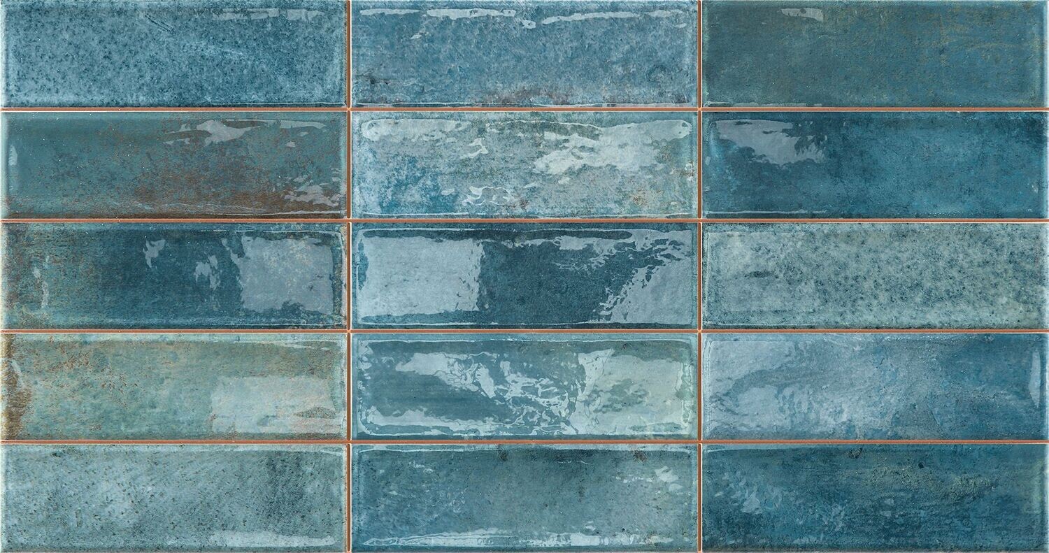 Tropical Pre Scored Azul 300x600