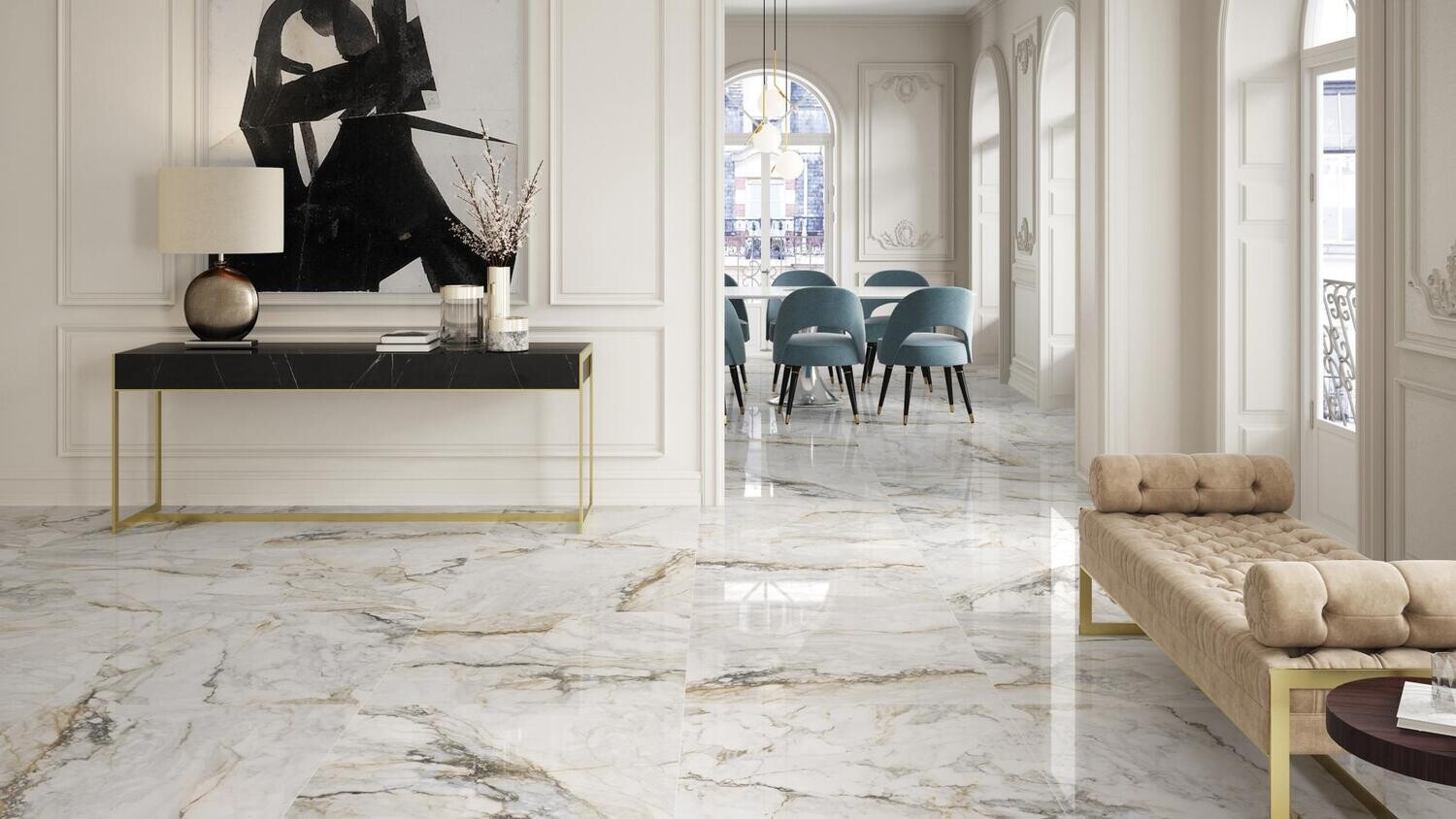 Cuarzo Gold Polished 600x1200