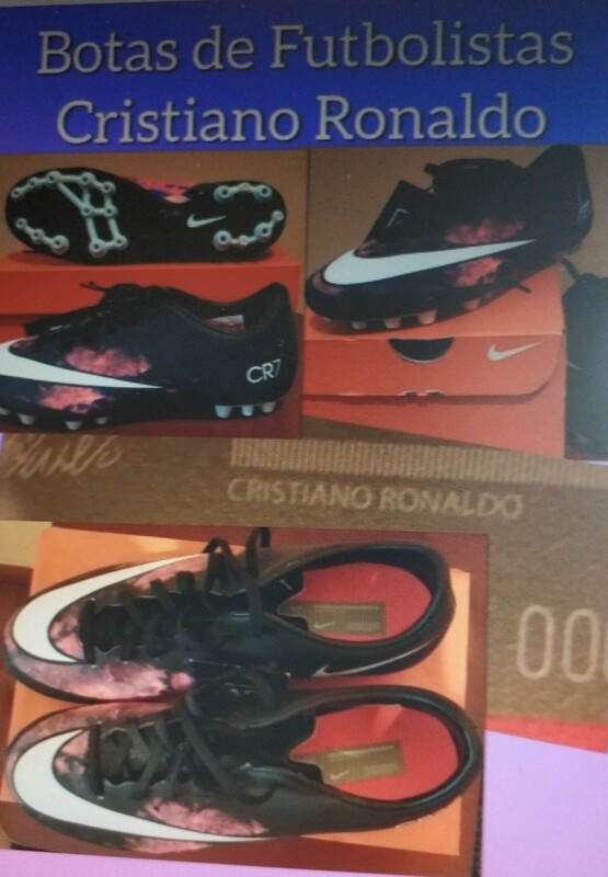 BOTAS de FÚTBOL CR7, Cristiano Ronaldo.