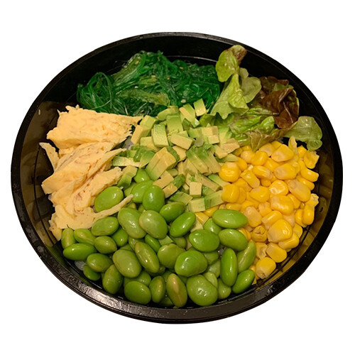 Poke avocado / omelet