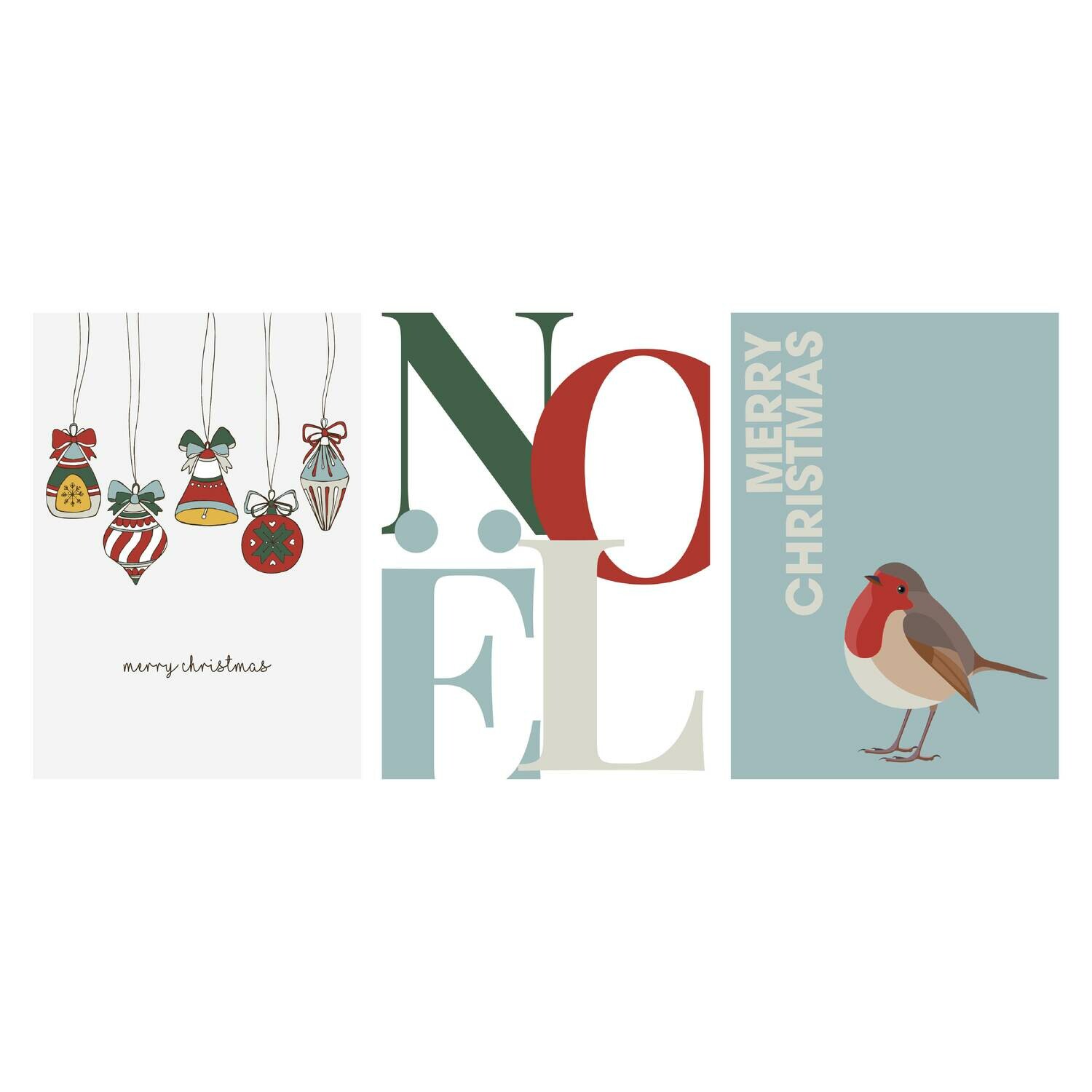 Christmas Cards - Set of 15 - The NICE Set