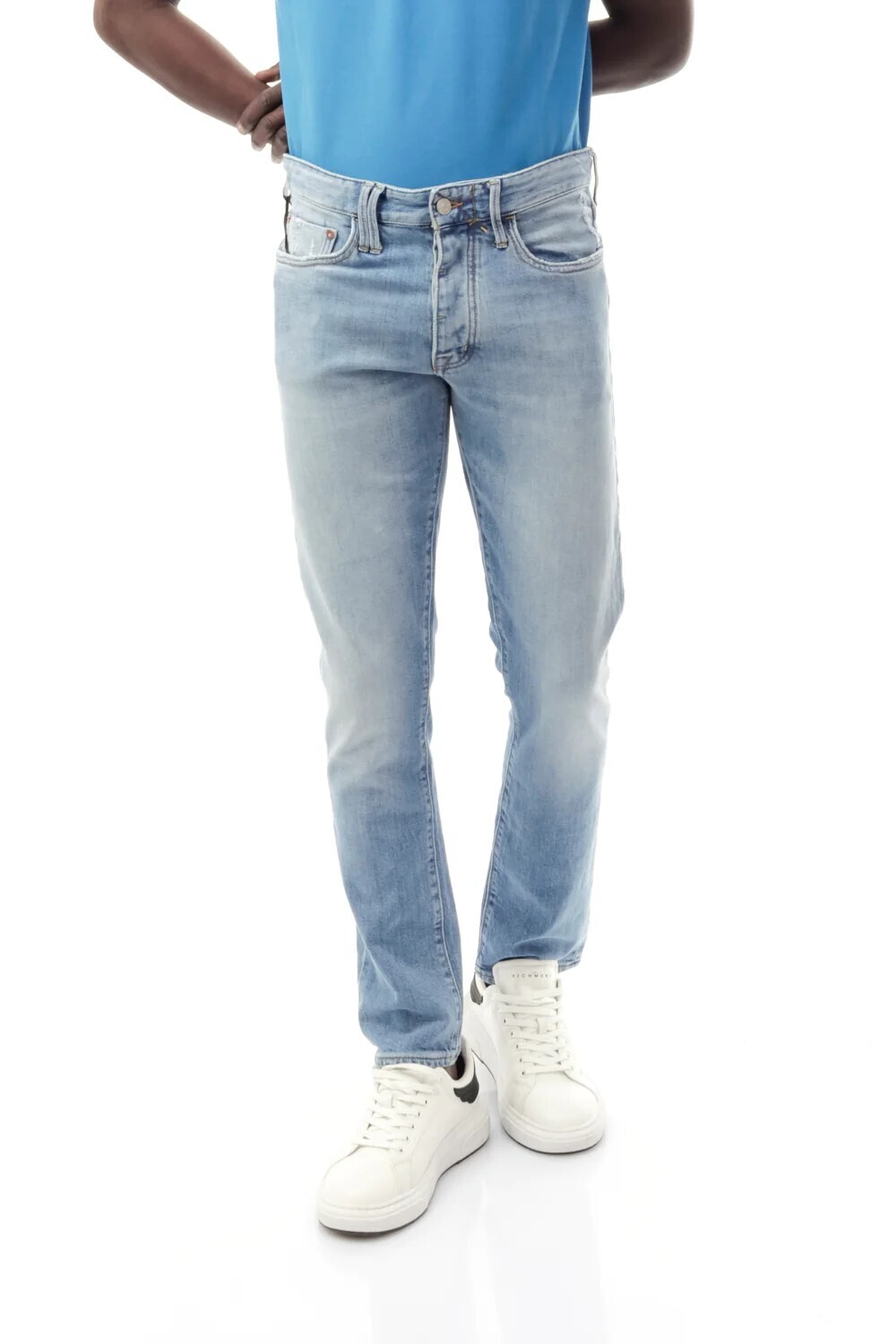 CYCLE CC321P52 BEST COMFORT SLIM BLEACHED DESTROYED JEANS