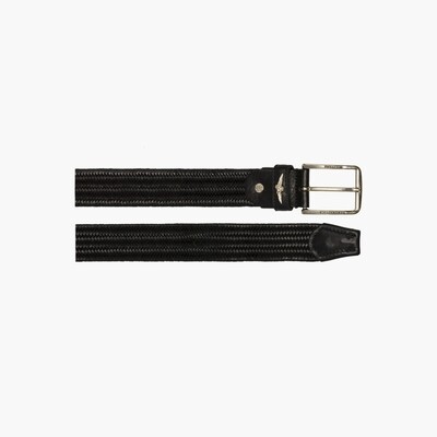 AERONAUTICA MILITARE AM416 NE CINTURA PELLE ELASTICIZZATA