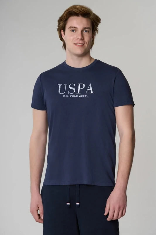 U.S. POLO ASSN. MICK 67362 T-shirt girocollo in cotone light jersey con stampa USPA
