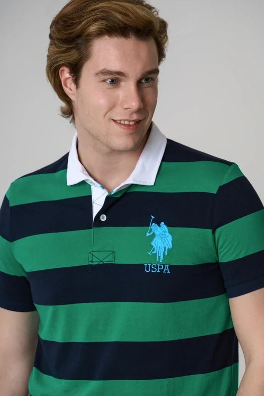 U.S. POLO ASSN. KADO 67820 Polo a maniche corte a righe