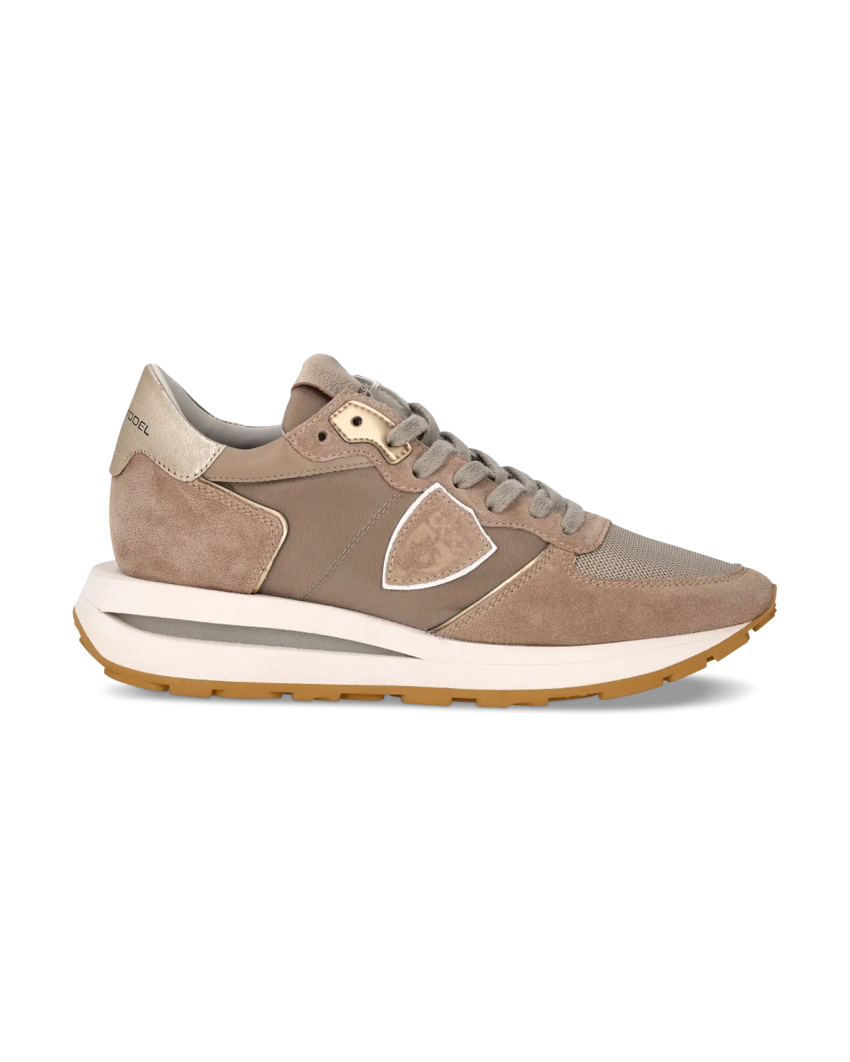 PHILIPPE MODEL TKLD W014 Sneaker Tropez Haute Donna, Beige