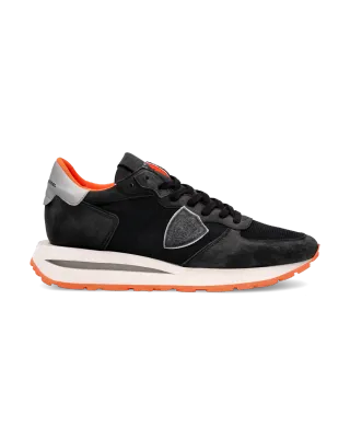 PHILIPPE MODEL TKLU WNV4 Sneaker Tropez Haute Uomo, Nero e Arancio