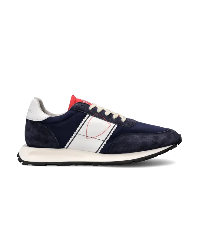 PHILIPPE MODEL TILU WP01 Sneaker Running Tour Uomo, Blu e Bianco
