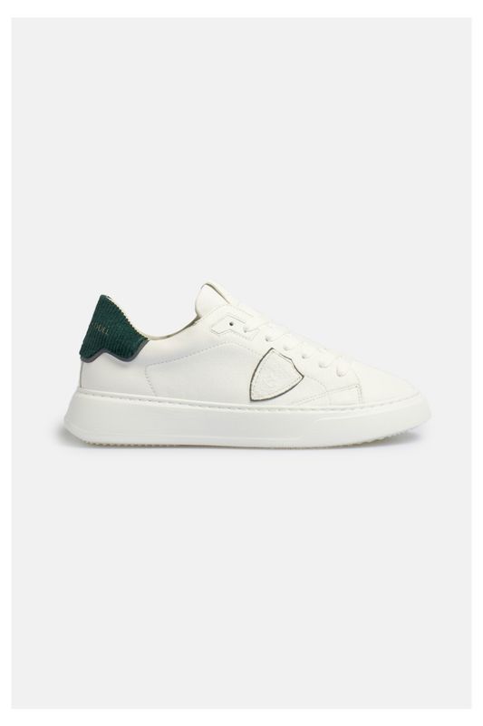PHILIPPE MODEL BTLU VEW2 Sneaker Temple Uomo, Bianco e Verde