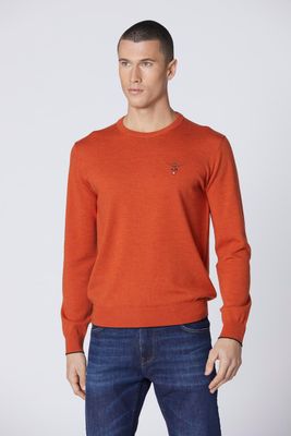 AERONAUTICA MILITARE Maglia girocollo in lana merino