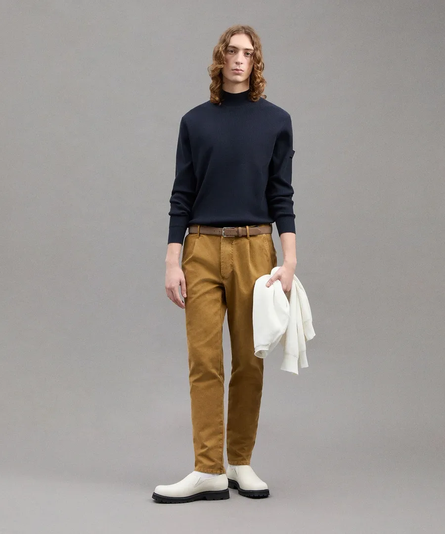 PEUTEREY FILLIA  Maglia Lupetto In Cotone A Punto Inglese