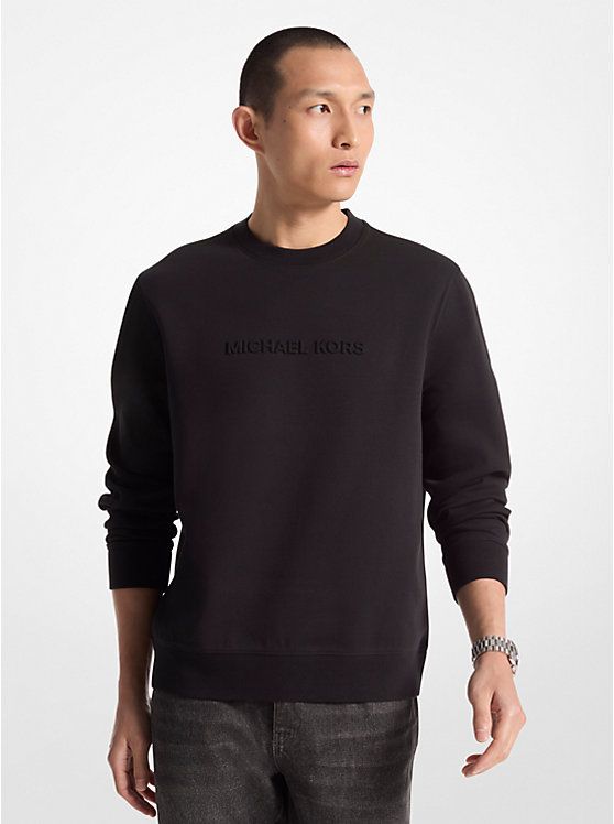 MICHAEL KORS Pullover in misto cotone con logo
