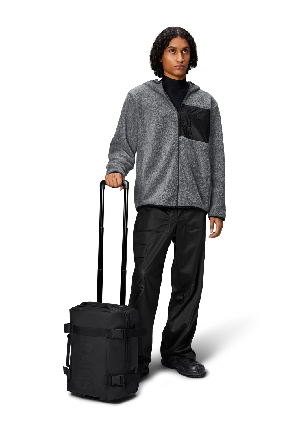 RAINS R14790 01 TEXEL CABIN BAG MINI Trolley sotto sedile