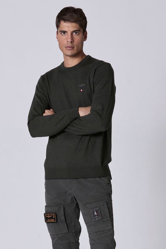AERONAUTICA MILITARE MA1388L415  17259 MAGLIA MERINOS