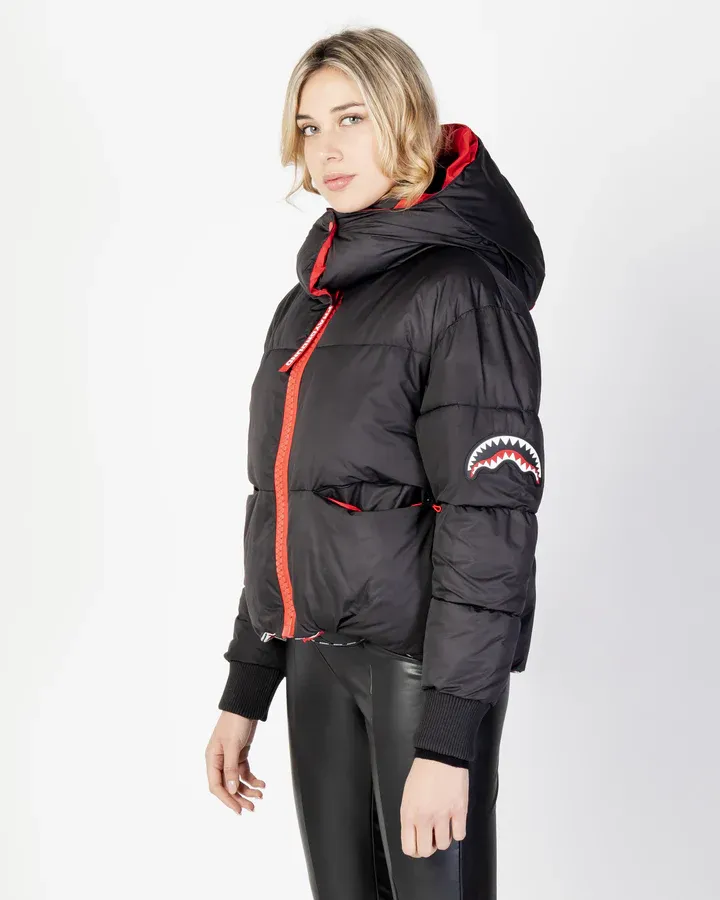 SPRAYGROUND SP275BLK CROP DOWN JACKET BLACK