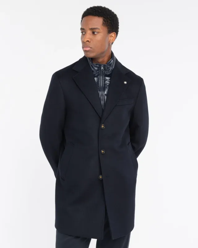 MANUEL RITZ 3732C4548C 97 CAPPOTTO CON PETTORINA STACCABILE