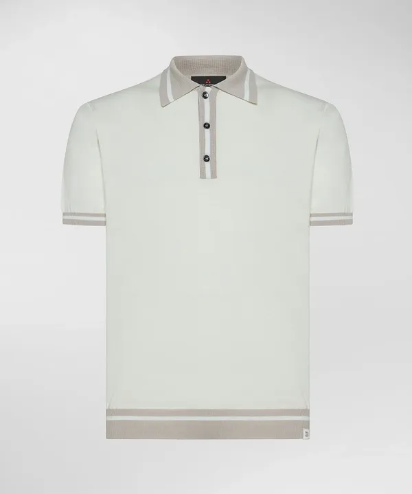 PEUTEREY ROLLE RIG PEU5453 730 POLO MAGLIA  COLLO IN CONTRATO