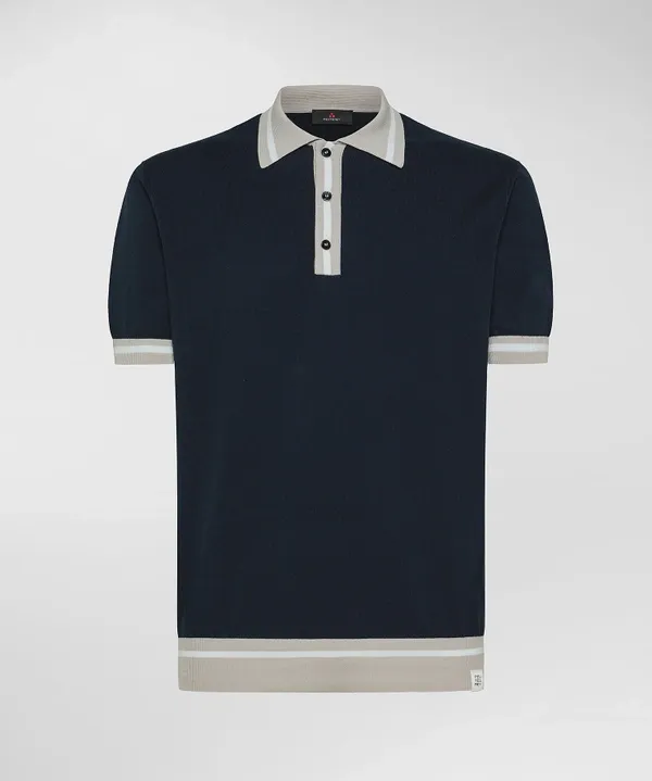 PEUTEREY ROLLE RIG PEU5453 POLO MAGLIA COLLO IN CONTRATO