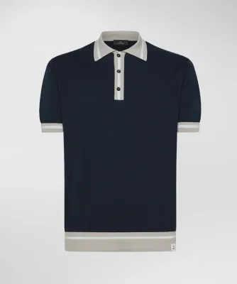 PEUTEREY ROLLE RIG PEU5453 POLO MAGLIA COLLO IN CONTRATO