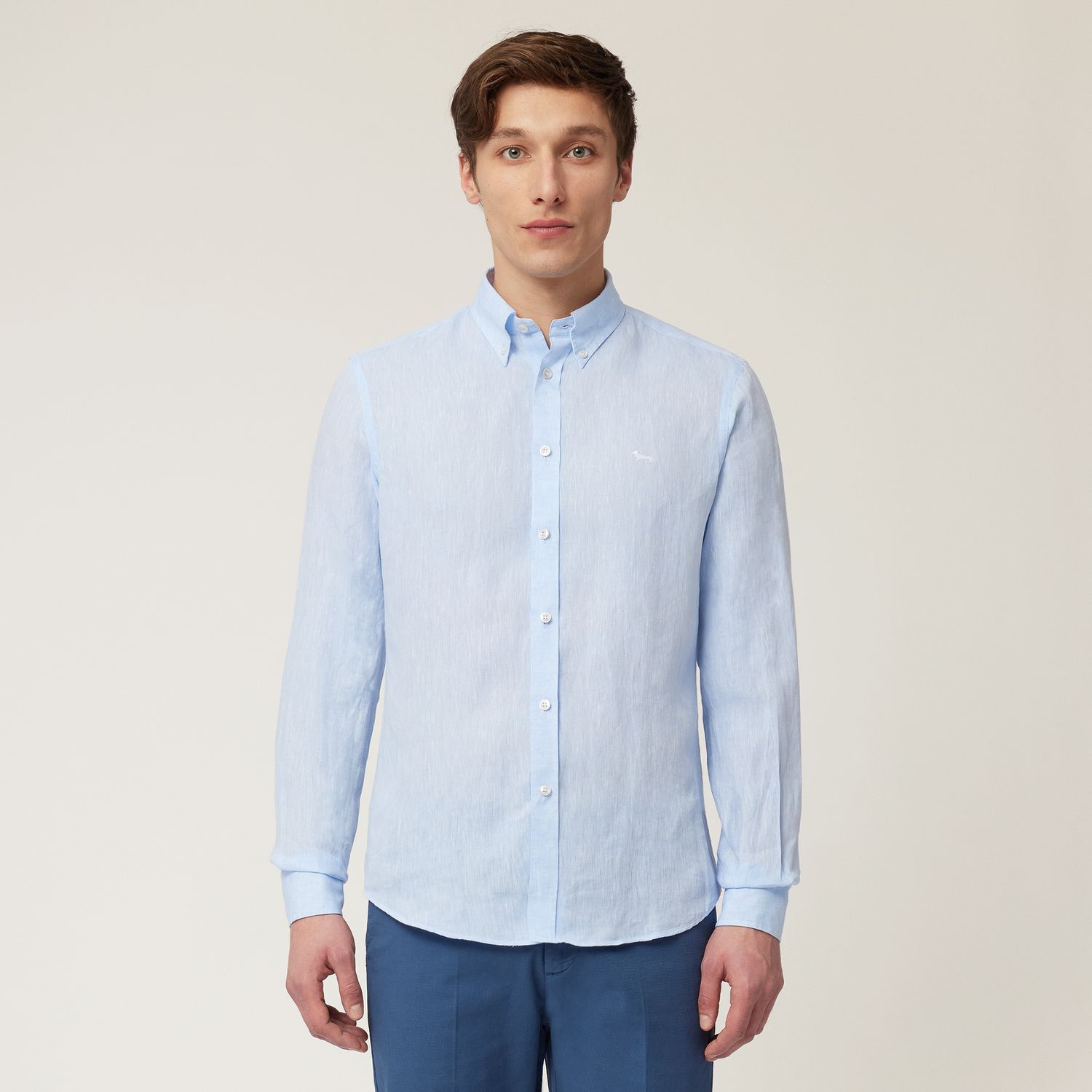 Harmont&amp;Blaine CRN014010883B 810 CAMICIA 2 TES CONTRASTI INTERNI