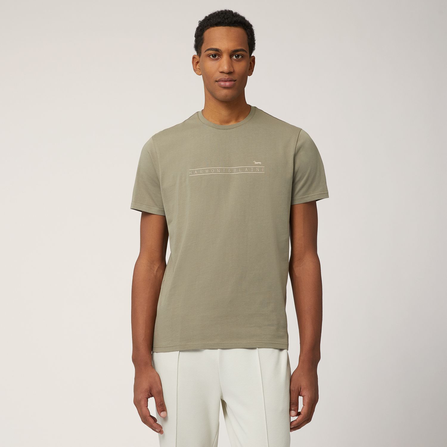 Harmont&amp;Blaine IRN248021824 629 T SHIRT LOGO STAMPATO