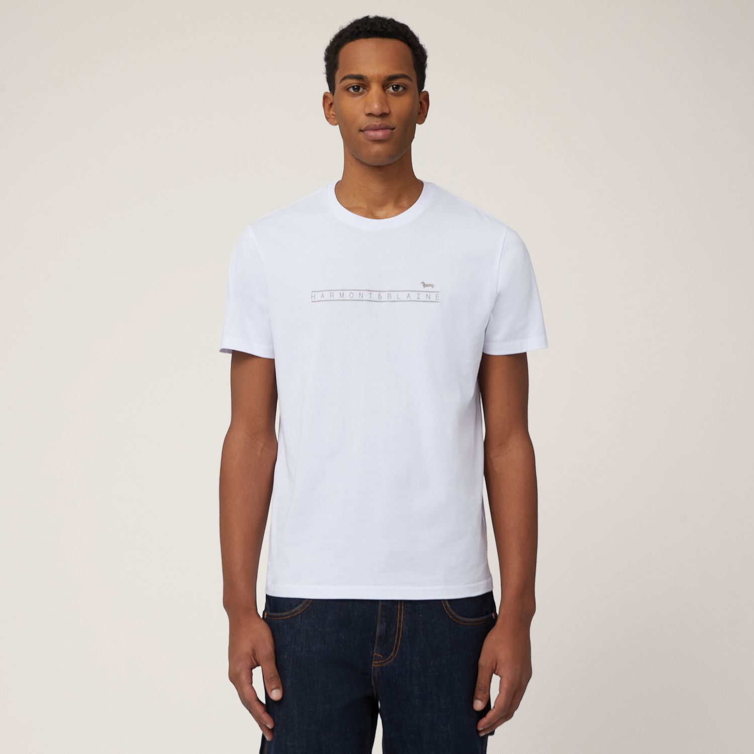Harmont&amp;Blaine IRN248021824 100 T SHIRT LOGO STAMPATO
