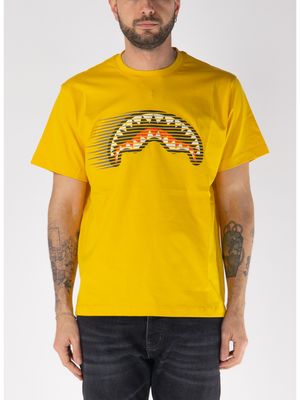 SPRAYGROUND SP721YEL FASTEST SHARK REGULAR T-SHIRT