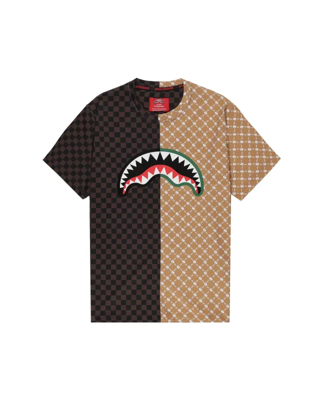SPRAYGROUND SP763 PARIS VS FLORENCE SPLIT REGULAR T-SHIRT