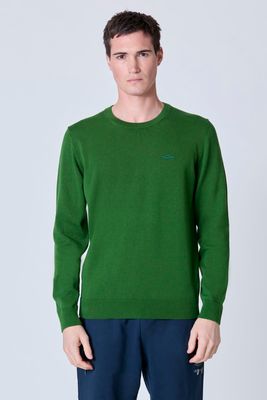 AERONAUTICA MILITARE MAGLIA GIROCOLLO IN COTONE CON AQUILA