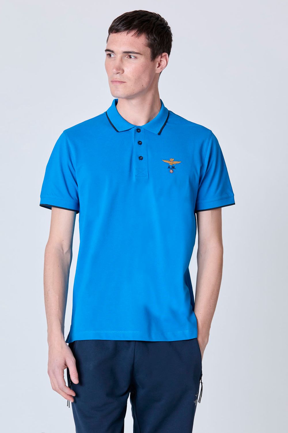 AERONAUTICA MILITARE POLO BASICA IN COTONE