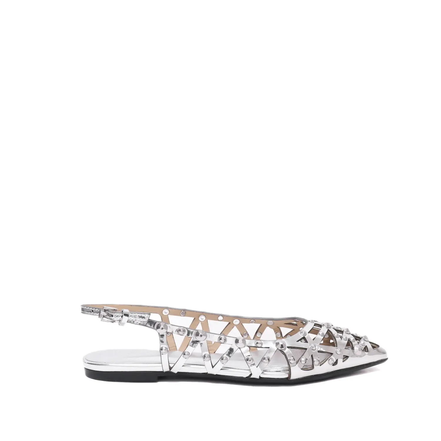 ASH BAZAAR05 MIRROR LEATHER SILVER C6