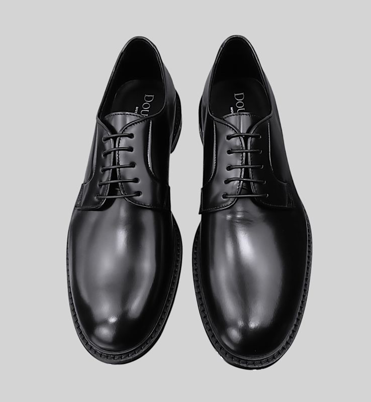 DOUCAL&#39;S DU3421THOMUF269NN00 DERBY CU SPAZZOLATO NERO F.DO NERO