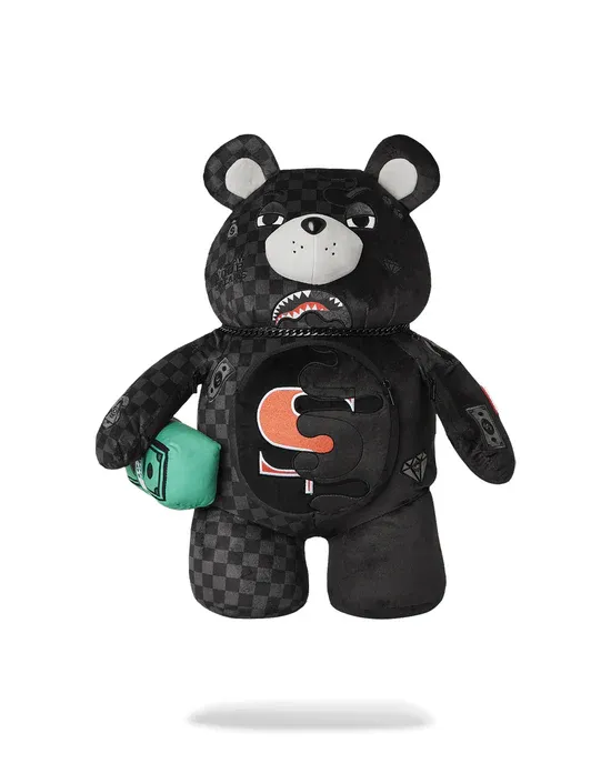SPRAYGROUND B7476 UNFINISHED SHARK TEDDY BEAR